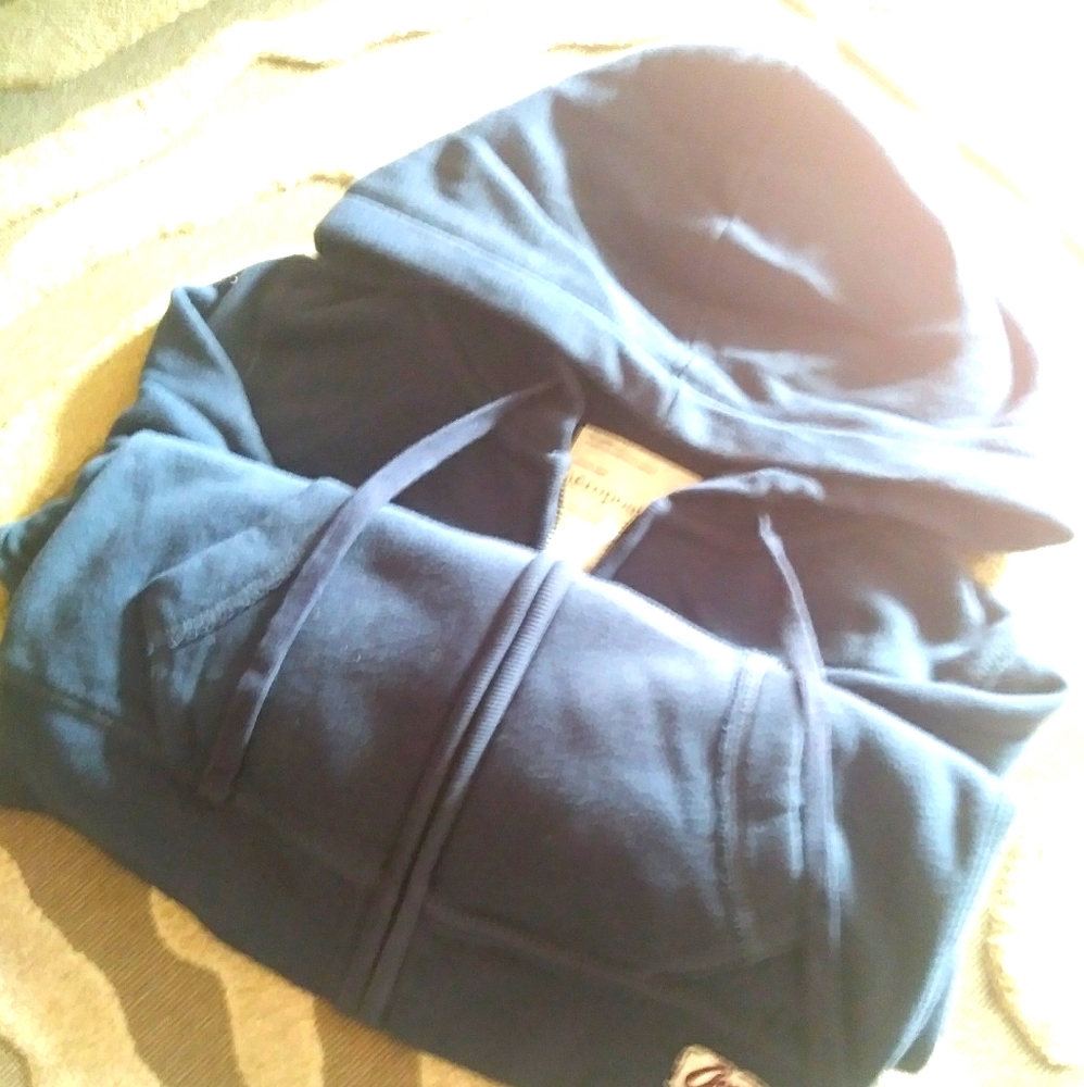 Aeropostale Hooded full zip Sweatshirt Navy Small